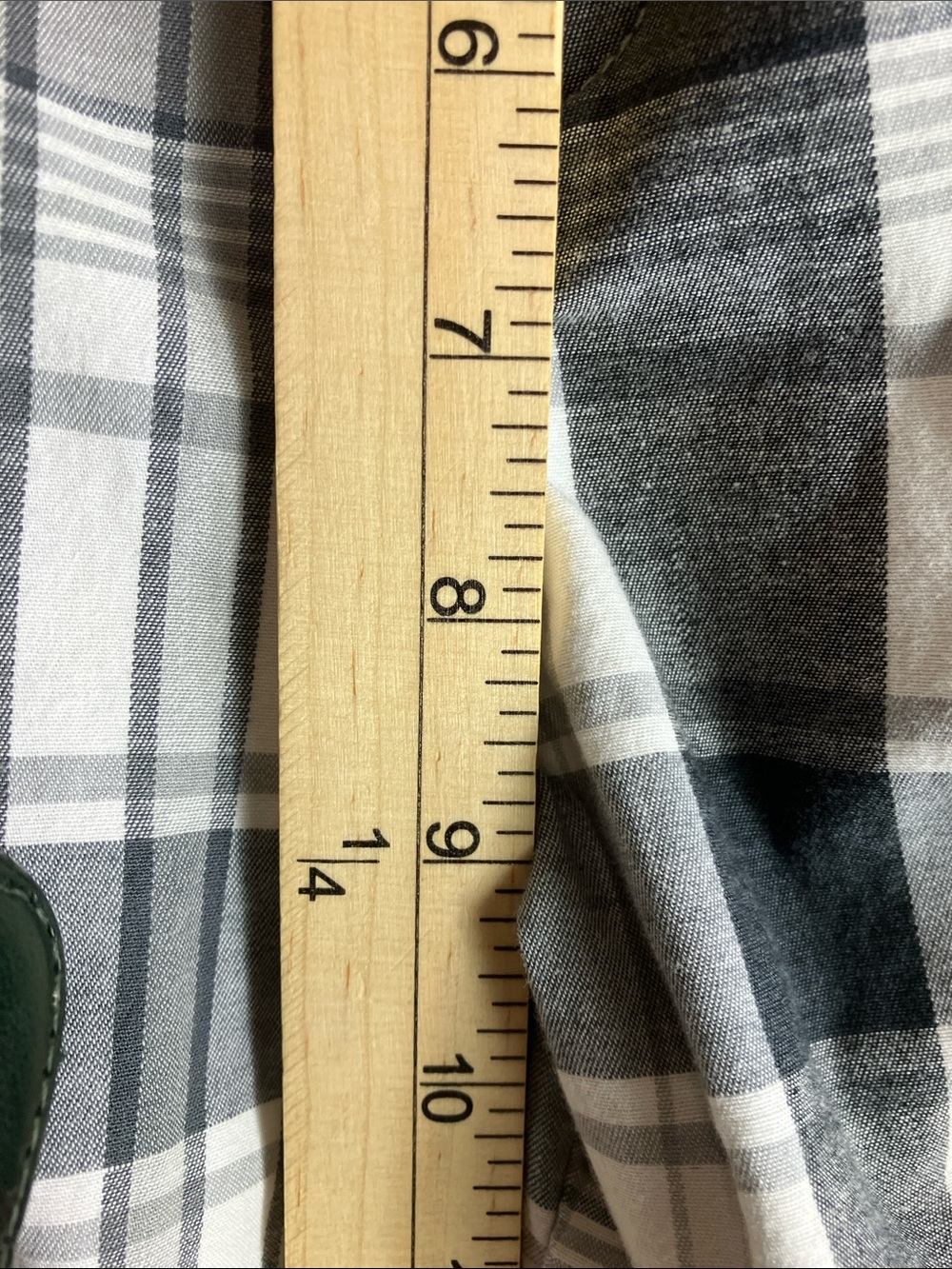 St. John's Bay Black and White Plaid Flat-Front Shorts - Picture 7 of 9